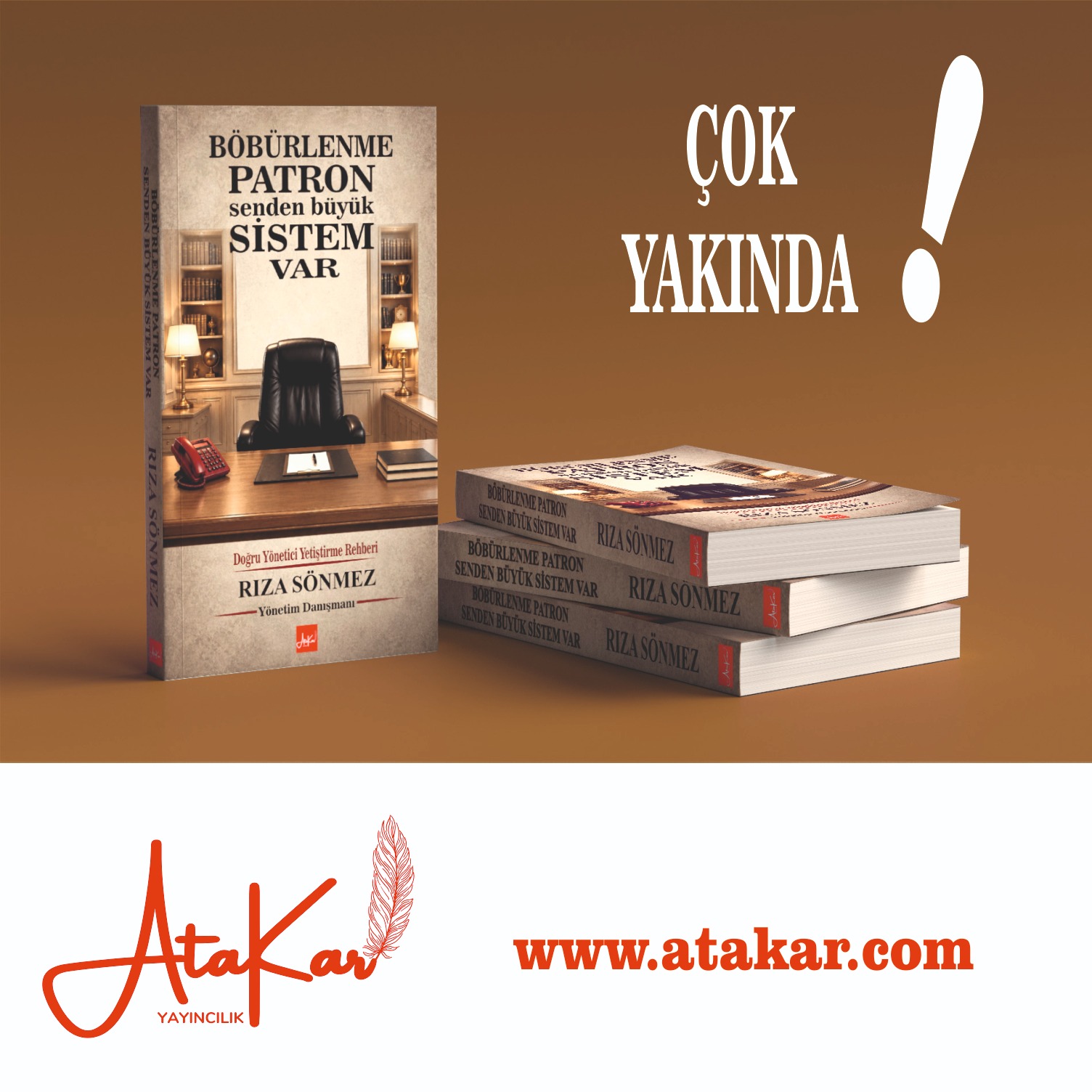 Böbürlenme Patron Senden Büyük Sistem Var — Rıza Sönmez kitap kapağı